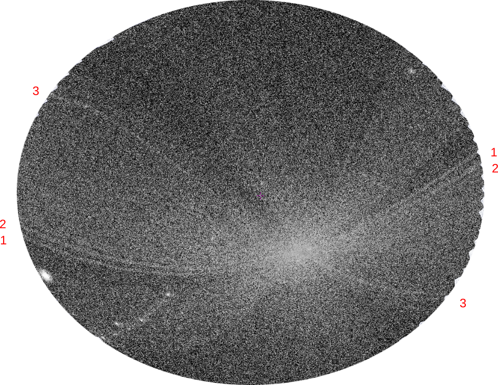 count-rate image of eRASS1 in the 2.3—5 keV energy band